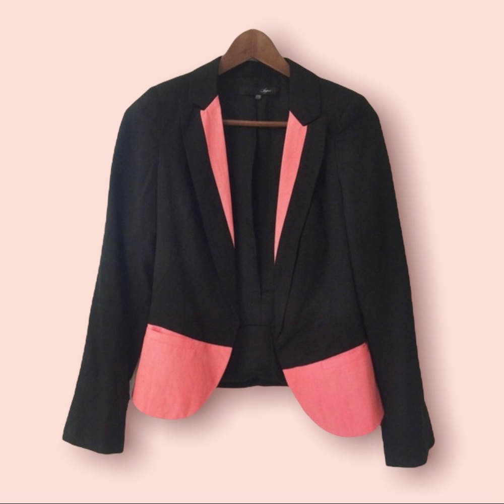 Pink Trimmed Blazer 💖